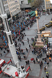 Blick auf den Marienplatz (©Foto: Martin Schmitz)